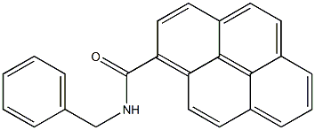 N-Benzylpyrene-1-carboxamide Struktur