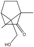 8-Hydroxy-2-bornanone Struktur