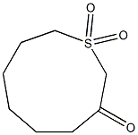 3-Oxothiacyclononane 1,1-dioxide Struktur