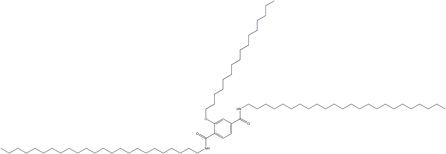 2-(Hexadecyloxy)-N,N'-ditetracosylterephthalamide Struktur