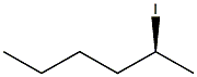 [S,(+)]-2-Iodohexane Struktur