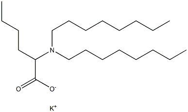 2-(Dioctylamino)hexanoic acid potassium salt Struktur