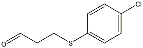 3-[(4-Chlorophenyl)thio]propionaldehyde Struktur