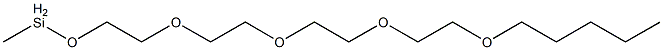 Methyl[2-[2-[2-[2-(pentyloxy)ethoxy]ethoxy]ethoxy]ethoxy]silane Struktur