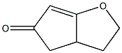 3,3a-Dihydro-2H-cyclopenta[b]furan-5(4H)-one Struktur