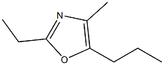 2-Ethyl-4-methyl-5-propyloxazole Struktur