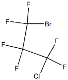 1-Bromo-3-chloro-1,1,2,2,3,3-hexafluoropropane Struktur