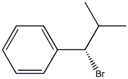 (-)-[(S)-1-Bromo-2-methylpropyl]benzene Struktur