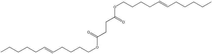 Succinic acid di(5-undecenyl) ester Struktur