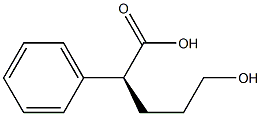 [S,(+)]-5-Hydroxy-2-phenylvaleric acid Struktur