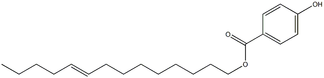 4-Hydroxybenzoic acid 9-tetradecenyl ester Struktur