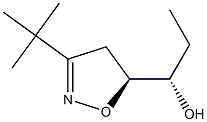 (5S)-5-[(1S)-1-Hydroxypropyl]-3-tert-butyl-2-isoxazoline Struktur