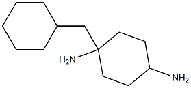 2-Cyclohexylmethyl-1,4-cyclohexanediamine Struktur