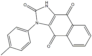 1-(4-Methylphenyl)-1H-naphth[2,3-d]imidazole-2,4,9(3H)-trione Struktur