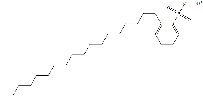 2-Octadecylbenzenesulfonic acid sodium salt Struktur