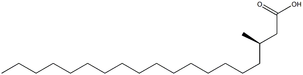 [R,(+)]-3-Methylnonadecanoic acid Struktur