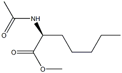 [S,(+)]-2-Acetylaminoheptanoic acid methyl ester Struktur