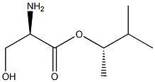 (S)-2-Amino-3-hydroxypropanoic acid (R)-1,2-dimethylpropyl ester Struktur