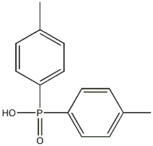 Bis(p-tolyl)phosphinic acid Struktur