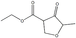 5-Methyl-4-oxotetrahydrofuran-3-carboxylic acid ethyl ester Struktur