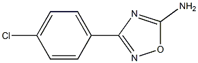 3-(4-Chlorophenyl)-1,2,4-oxadiazole-5-amine Struktur