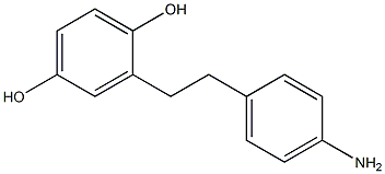 2-[2-(4-Aminophenyl)ethyl]hydroquinone Struktur