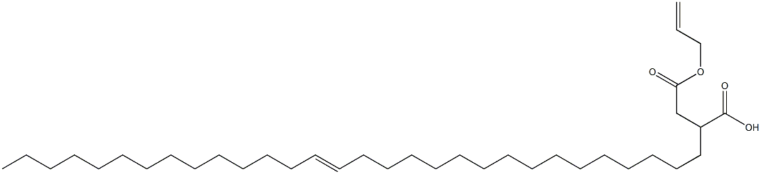 2-(16-Triacontenyl)succinic acid 1-hydrogen 4-allyl ester Struktur