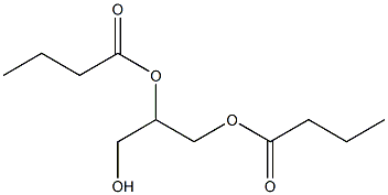 1-O,2-O-Dibutyryl-L-glycerol Struktur