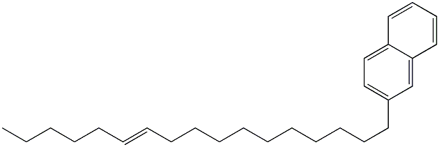 2-(11-Heptadecenyl)naphthalene Struktur