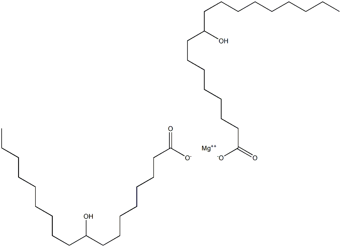 Bis(9-hydroxystearic acid)magnesium salt Struktur