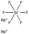 Rubidium hexafluorosilicate Struktur