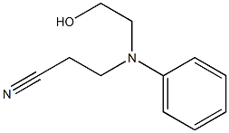 N-Hydroxyethyl-N-cyanoethylanilin Struktur