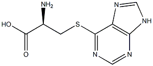 S-(9H-Purin-6-yl)-L-cysteine Struktur