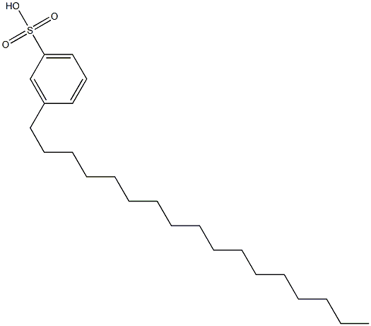 3-Heptadecylbenzenesulfonic acid Struktur