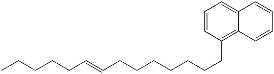 1-(8-Tetradecenyl)naphthalene Struktur