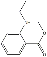 N-Ethyl-2-(methoxycarbonyl)aniline Struktur