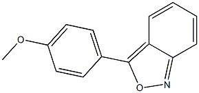 3-(4-Methoxyphenyl)-2,1-benzisoxazole Struktur