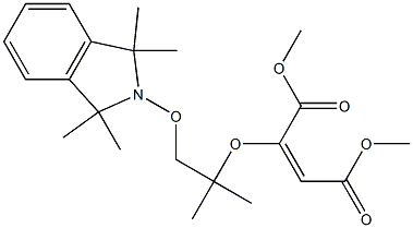 2-[2-[(1,1,3,3-Tetramethyl-2,3-dihydro-1H-isoindol)-2-yloxy]-1,1-dimethylethoxy]maleic acid dimethyl ester Struktur