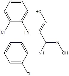 N,N'-Bis(2-chlorophenyl)ethanediamide dioxime Struktur