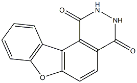 2,3-Diaza-7-oxa-7H-benzo[c]fluorene-1,4(2H,3H)-dione Struktur