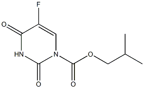 1-Isobutoxycarbonyl-5-fluorouracil Struktur