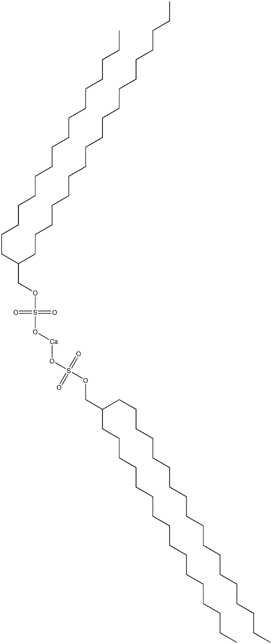 Bis(2-hexadecylicosyloxysulfonyloxy)calcium Struktur