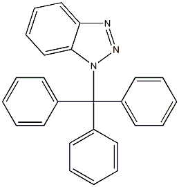 1-(Triphenylmethyl)-1H-benzotriazole Struktur