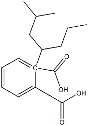 (-)-Phthalic acid hydrogen 1-[(R)-3-methyl-1-propylbutyl] ester Struktur