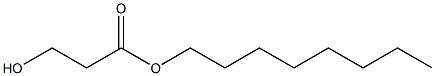 3-Hydroxypropionic acid octyl ester Struktur