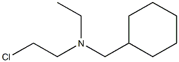 N-(2-Chloroethyl)-N-ethylcyclohexanemethanamine Struktur