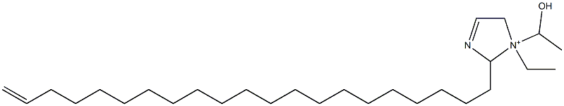 1-Ethyl-2-(20-henicosenyl)-1-(1-hydroxyethyl)-3-imidazoline-1-ium Struktur