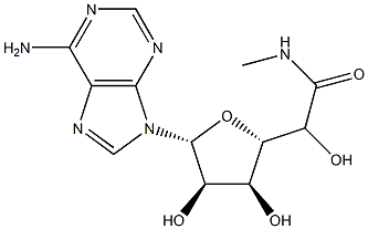 5'-[(Methylamino)carbonyl]adenosine Struktur