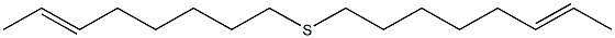 Di(6-octen-1-yl) sulfide Struktur