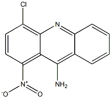 4-Chloro-9-amino-1-nitroacridine Struktur